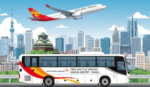 香港航空が関西線利用者に朗報！大阪市内まで無料送迎サービスを開始！